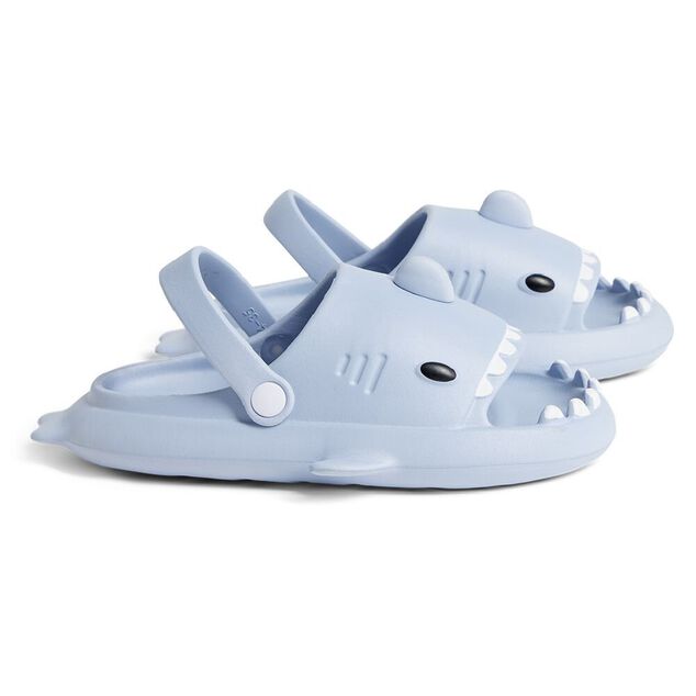 Chaussons requin enfant caoutchouc bleu 34/35