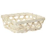 Panier en bambou beige