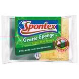&Eacute;ponge grattante stop bact&eacute;rie Spontex x 2