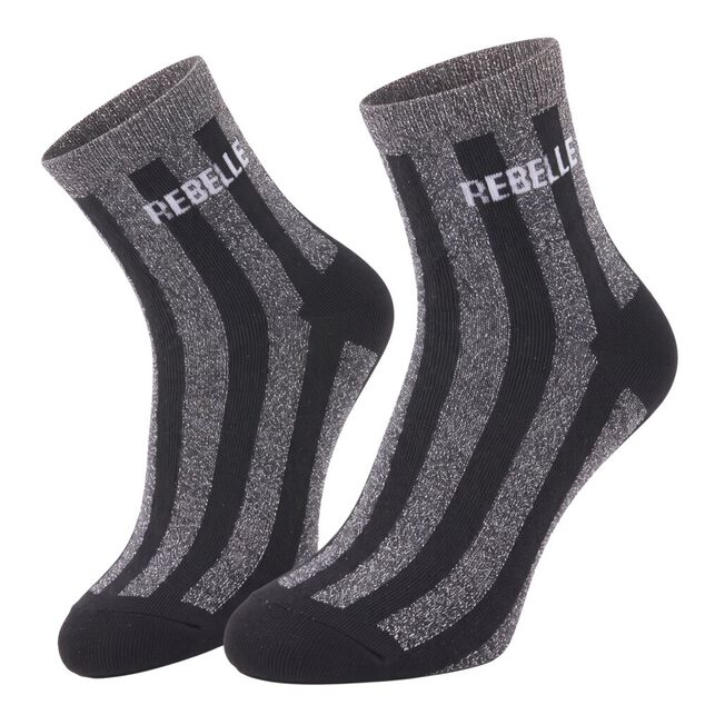 Chaussettes femme paillett&eacute;es message girly taille unique (plusieurs mod&egrave;les)