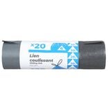 Sac poubelle lien coulissant 20 L x20