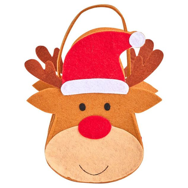 Panier de Noël en feutrine - 3 modèles