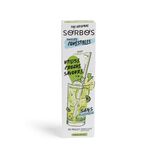 Lot de 6 pailles comestibles goût citron vert