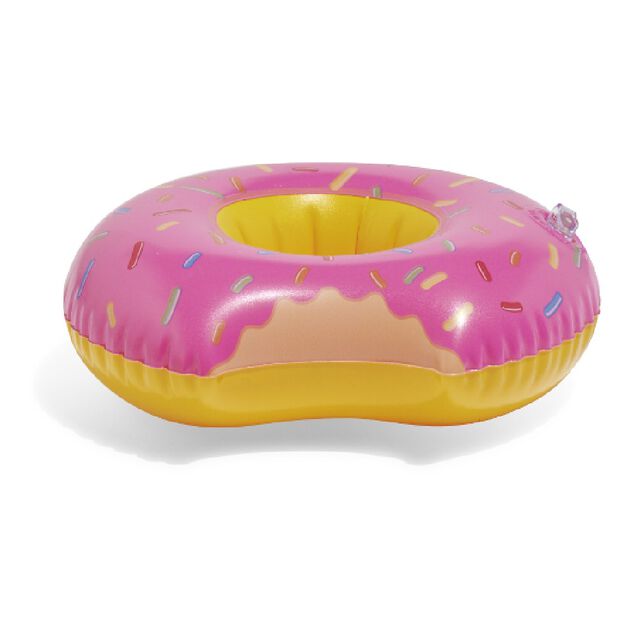 Porte verre gonflable donut