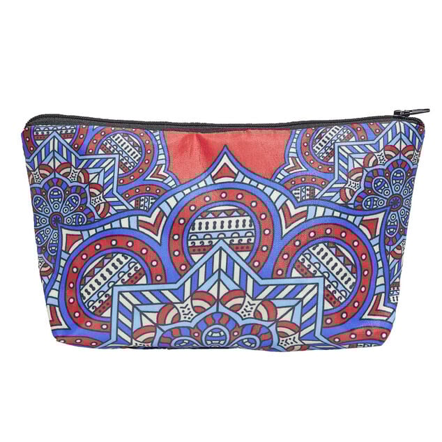 Trousse de toilette motif ottoman indien 15x22cm - 4 mod&egrave;les