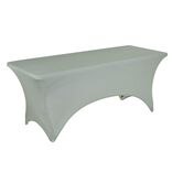 Housse de table Fiesta extensible tissu vert 180x74xH76cm