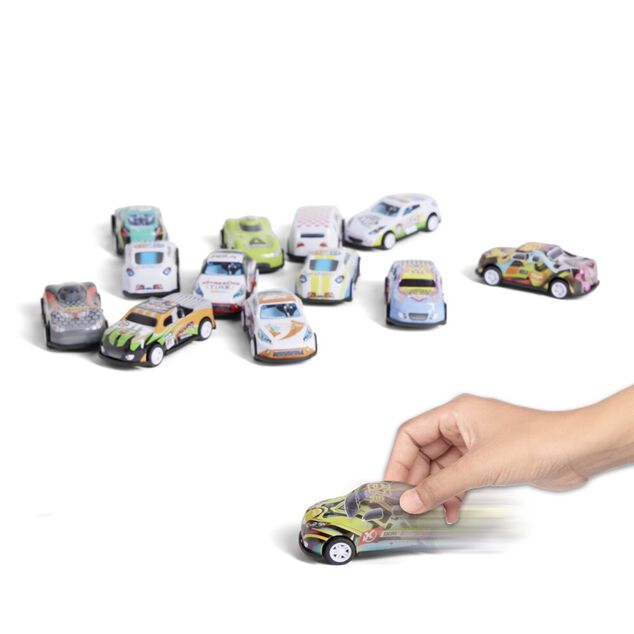 Caisse de rangement avec 20 voitures et 1 tapis de jeu