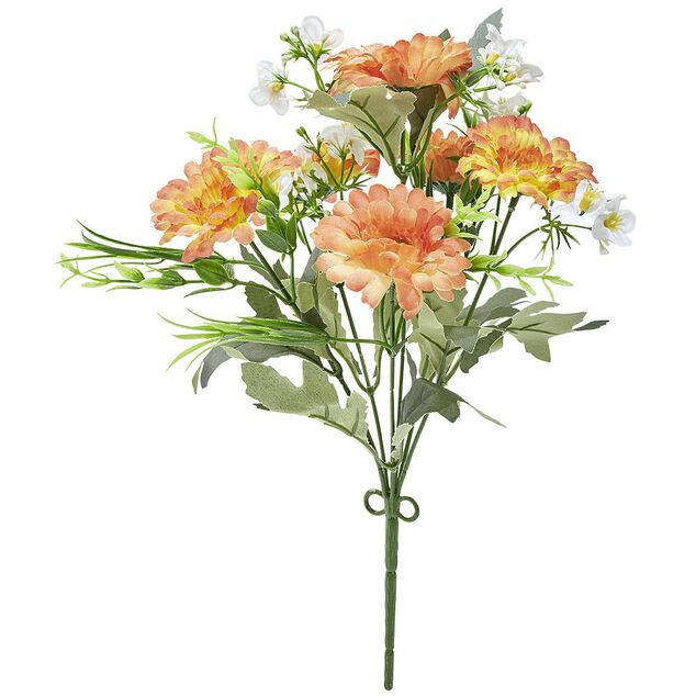 Piquet de marguerites - Fleur artificielle orange