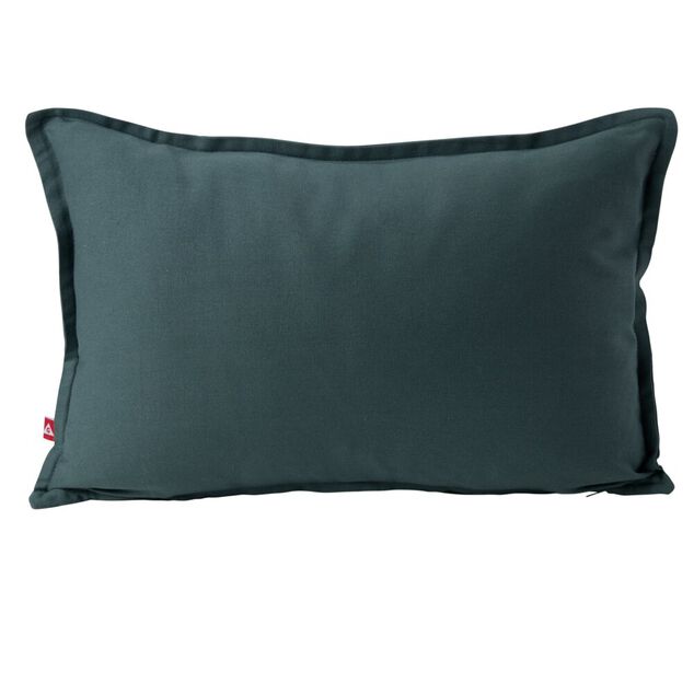 Housse de coussin coton Panama 30x50cm vert