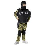 D&eacute;guisement enfant Agent Swat militaire 7/10 ans