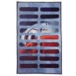 Tapis d'entr&eacute;e clown enferm&eacute; Halloween