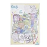 Livre de coloriage pour adulte A4 de 72pages 29,7x21cm