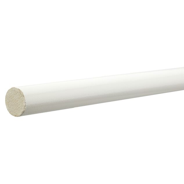 Tringle bois blanc L200x&Oslash;2,8cm