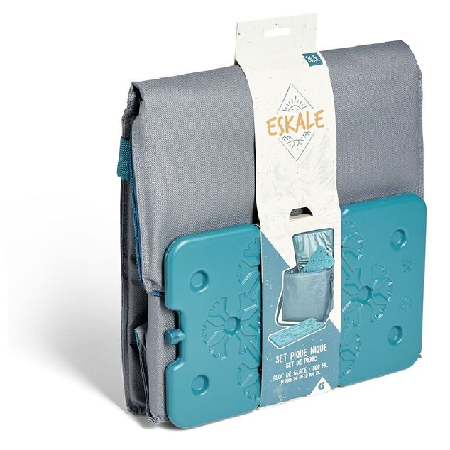 Set pique-nique avec sac fra&icirc;cheur 26,5L et bloc de glace 800ml