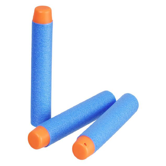 Fl&eacute;chette en mousse bleu et rouge x30