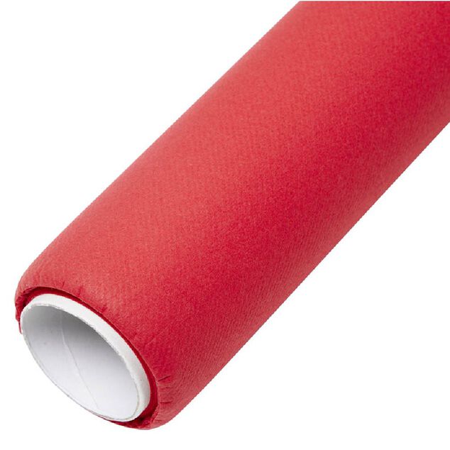 Nappe rectangulaire jetable Airlaid rouge 120x400 cm