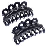 Pince noir mat L9cm x2