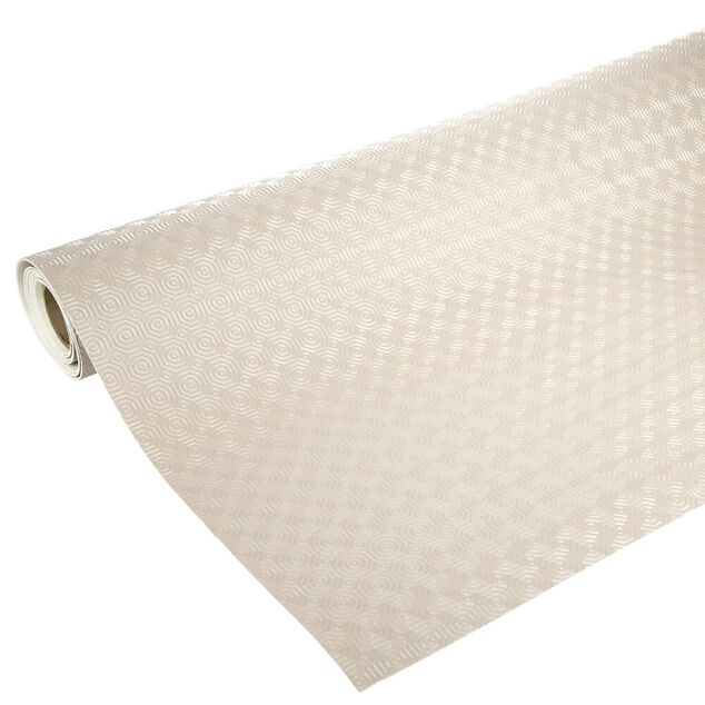 Toile PVC au m&egrave;tre &eacute;paisse gaufr&eacute;e antid&eacute;rapante beige uni L140cm