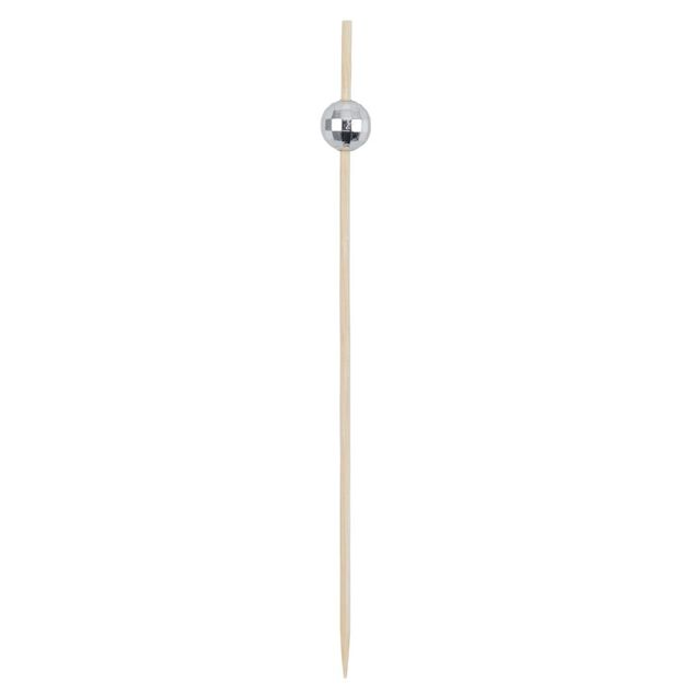 Pique ap&eacute;ritive X20 pcs en bambou disco L17X12X0,5 cm