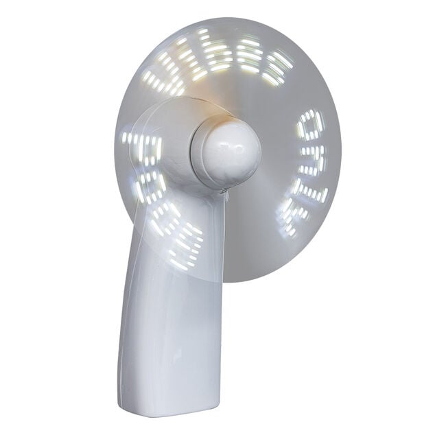 Ventilateur &agrave; main avec message