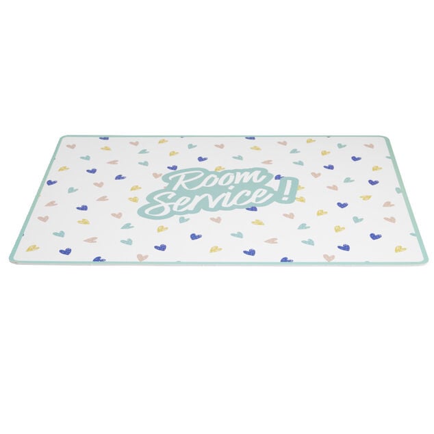 Tapis repose gamelle animaux Room Service plastique 32x43cm