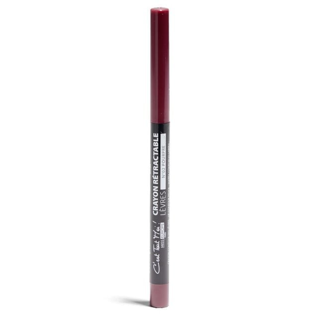 Crayon &agrave; l&egrave;vres r&eacute;tractable N&deg;02 pourpre