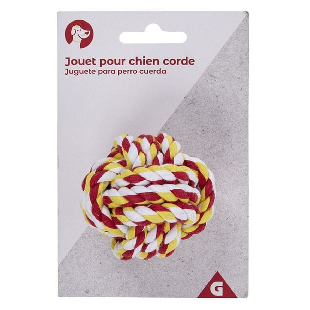 Jouet pour chien Balle en corde &Oslash;12 cm