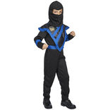 D&eacute;guisement ninja noir et bleu 11/14 ans