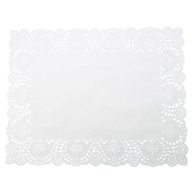Napperon en papier blanc L35 cm x6
