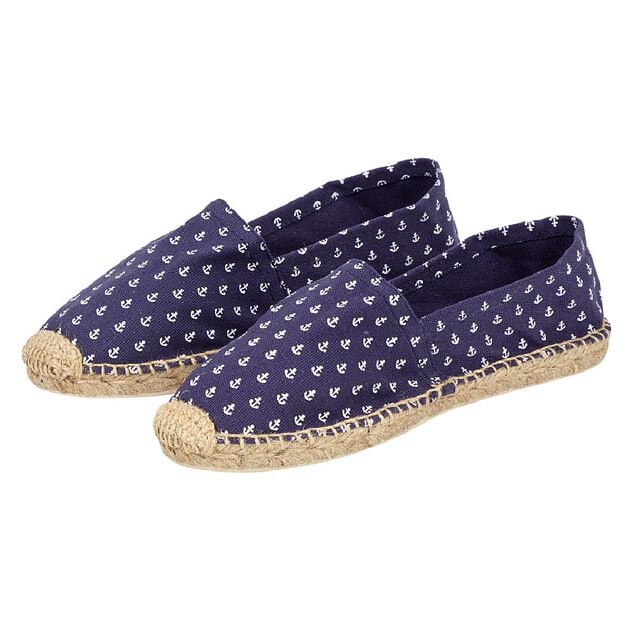Espadrilles Femme imprim&eacute; ancre T36/40