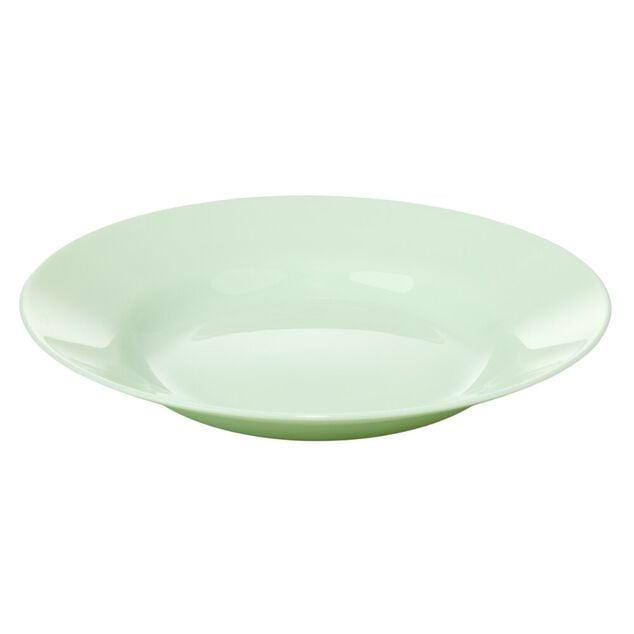 Service &agrave; vaisselle 18 pi&egrave;ces Luminarc Plumi Paradi verre vert p&acirc;le