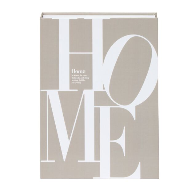 Bo&icirc;te livre d&eacute;corative Home Cozy 16x22cm (2 mod&egrave;les)