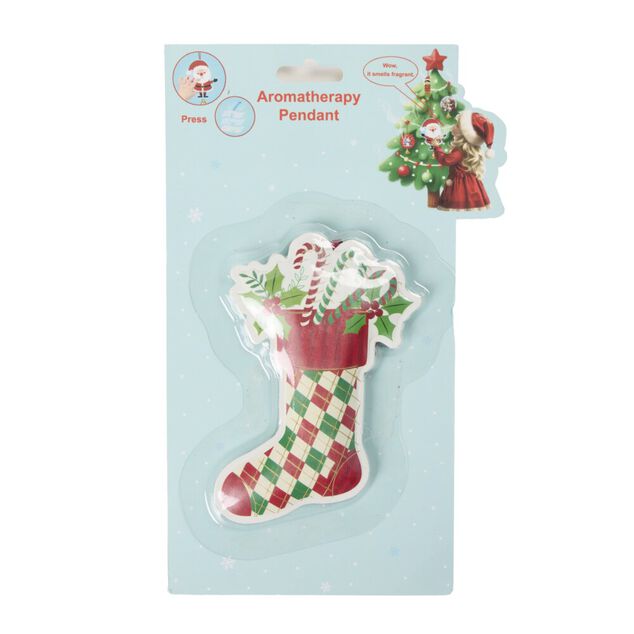 D&eacute;coration parfum&eacute;e &agrave; suspendre de No&euml;l (4 mod&egrave;les)