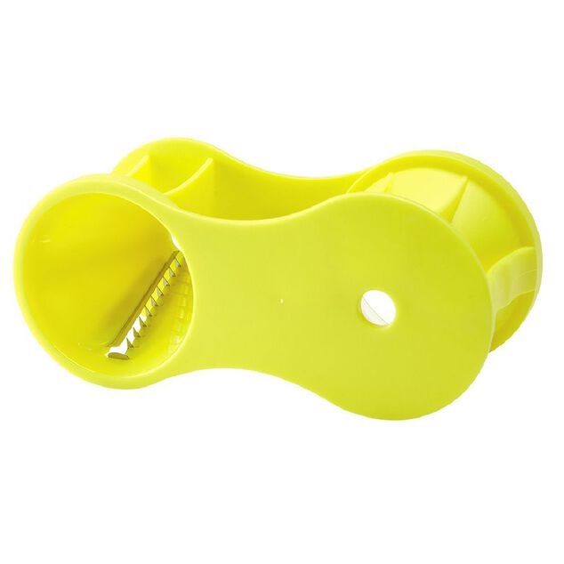 Coupe légume spiralizer en inox et plastique vert