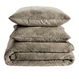 Parure de lit 2 personnes teddy polaire 240x260cm (2 modèles)