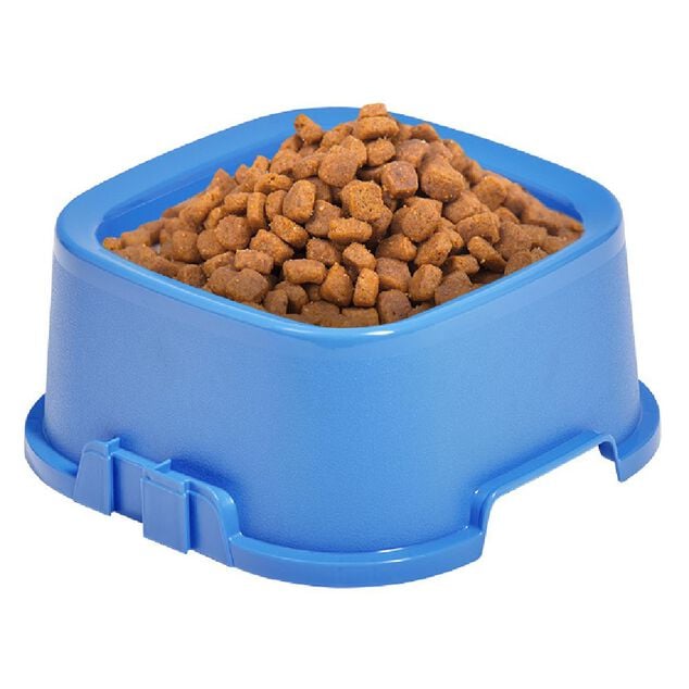 Gamelle carr&eacute;e bleue 1,35 L - 21,5x21,5xH9,4cm