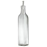 Huilier en verre avec bouchon inox