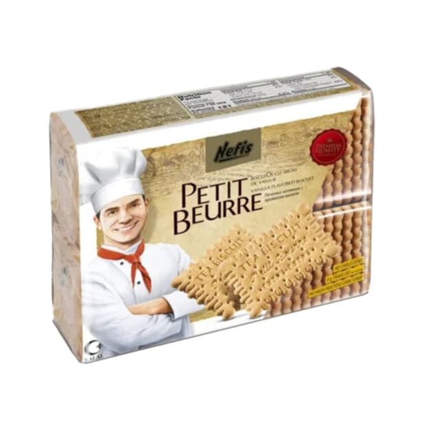 G&acirc;teaux Petit Beurre Nefis ar&ocirc;me vanille 370gr