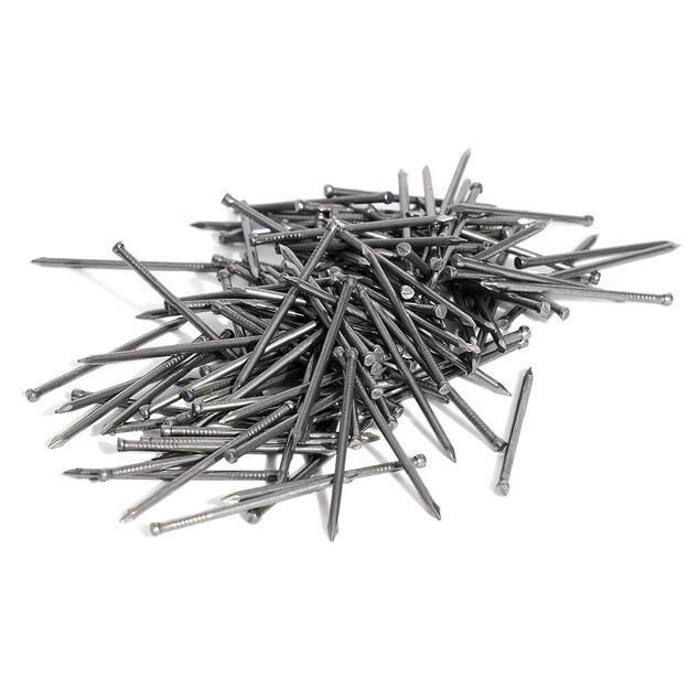 50g pointes t&ecirc;te homme acier brut - 1,3x20 mm