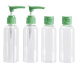 Flacon de voyage 4x80ml plastique (4 mod&egrave;les)