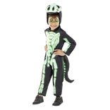 D&eacute;guisement enfant Halloween dragon noir et vert 4/6 ans