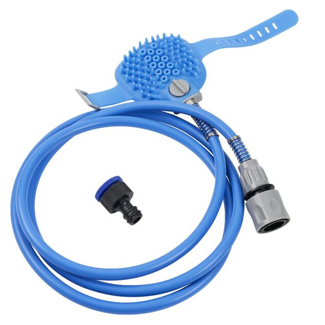 Douchette pour chien ABS et polyéthylène bleu Ø3cm