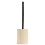 Brosse WC socle rond grès nude Ø9,2xH36cm
