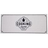 Tapis de cuisine antidérapant absorbant inscription Cooking 120x50cm