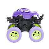 Véhicule à friction type 4x4 monster truck en plastique vert 8,7x7,8xH7,5cm