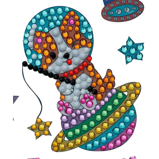 Planche de stickers &agrave; diamanter
