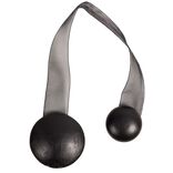 Embrasse aimantée ronde résine noir