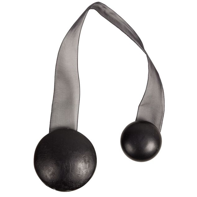 Embrasse aimantée ronde résine noir