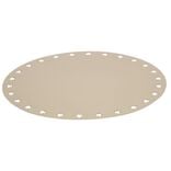 Lot de 4 sous-assiettes en carton doré décor ajouré