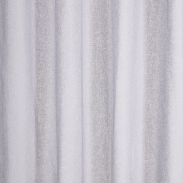 Voilage brod&eacute; polyester blanc 140x260cm